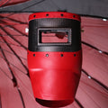 Carbon Fiber Leather Welding Hood Chopped Top and Bottom